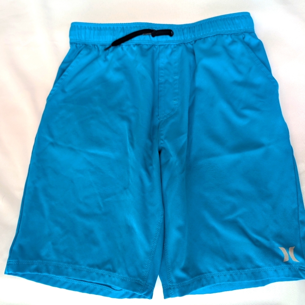 Hurley Boys' Stretch Hybrid Pull-On Shorts Size 14/16 Blue